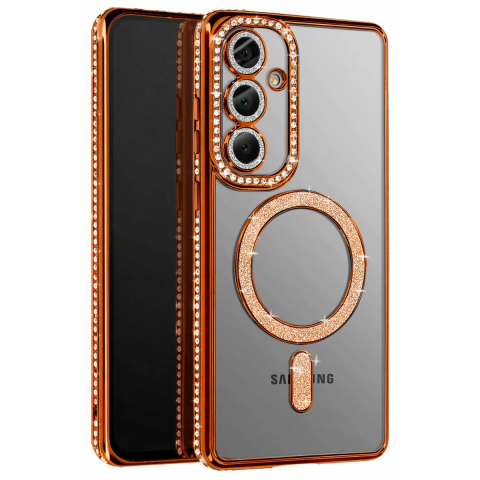 Joko Samsung Galaxy A57 5g Joke Simli Magneticsafe Kılıf - Turuncu