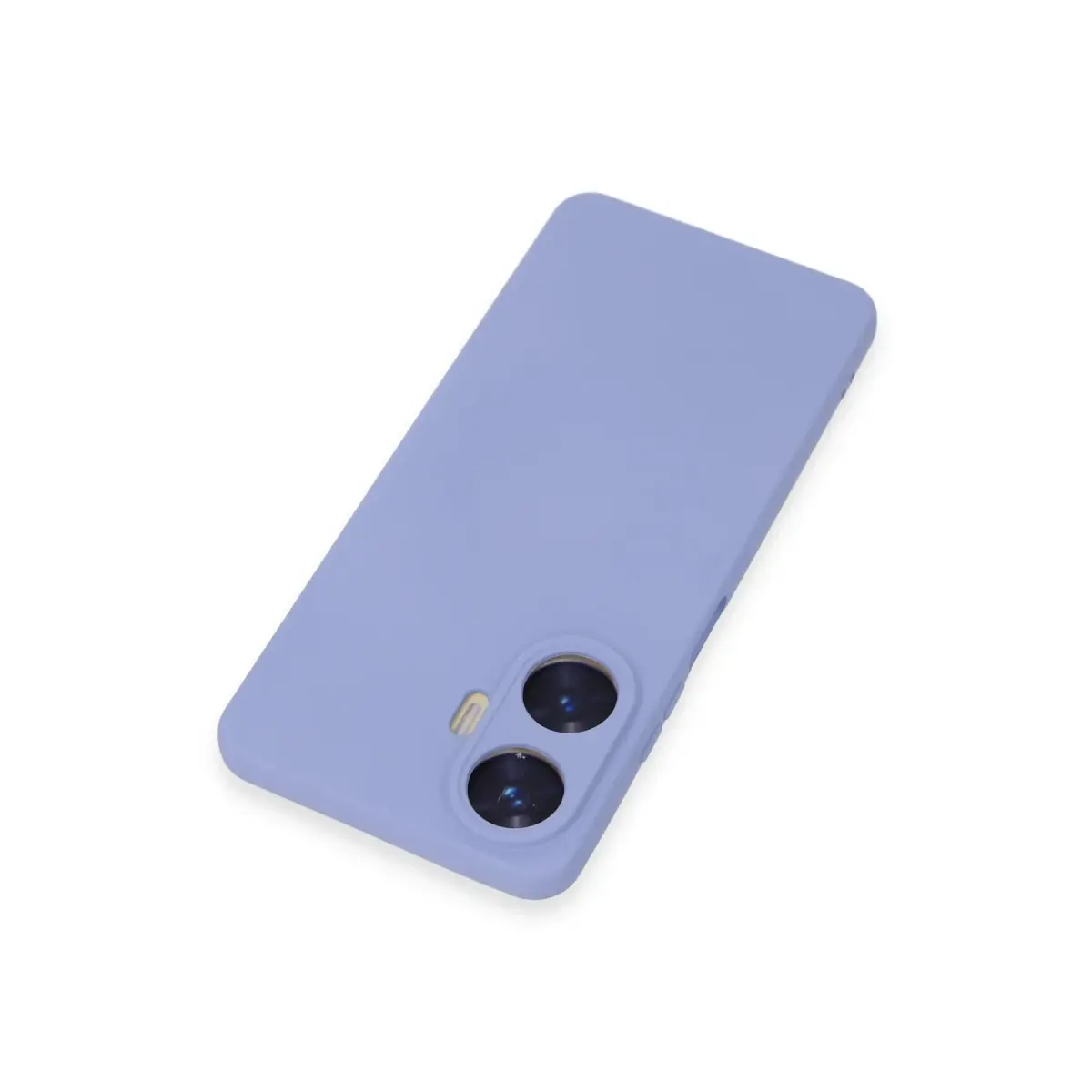 Realme C55 Kılıf Nano içi Kadife Silikon - Lila