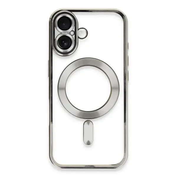 Apple iPhone 16 Kılıf Kross Magneticsafe Kapak - Gümüş