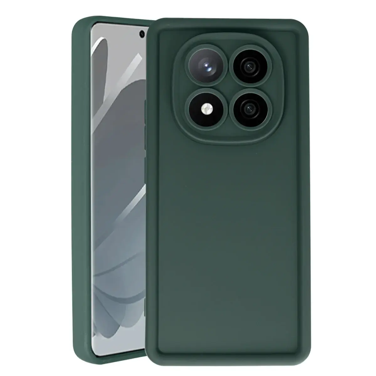 Xiaomi Redmi Note 14 Pro 4G Kılıf Viera Silikon - Koyu Yeşil