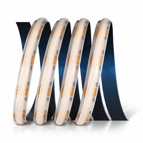 Cob Şerit LED, 12V, 5 Metre, 216 LED/m, 3200K Günışığı