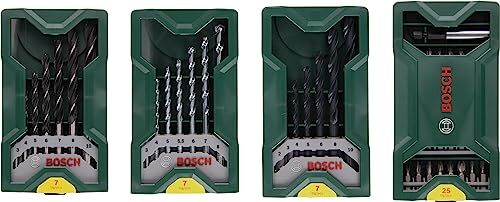X-line Mini 3+1 Set Ahşap Taş Metal Matkap Ucu 2607017071