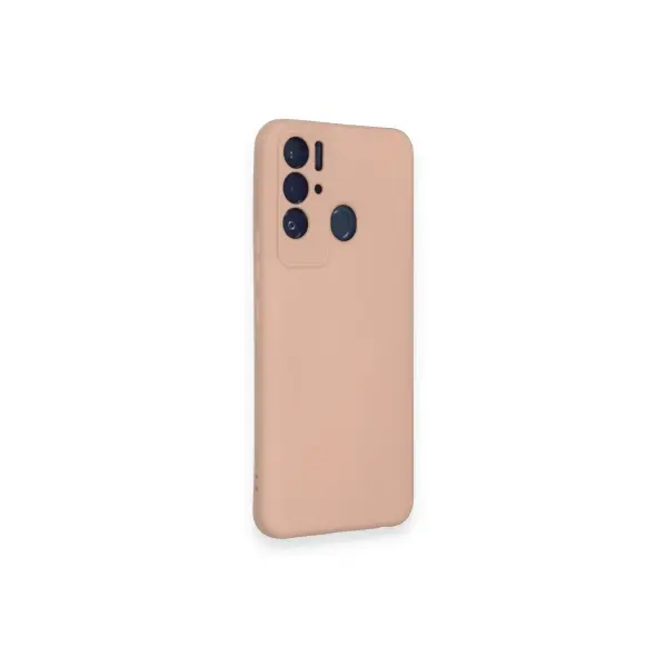 Tecno Pova Neo Kılıf Nano içi Kadife Silikon - Pudra