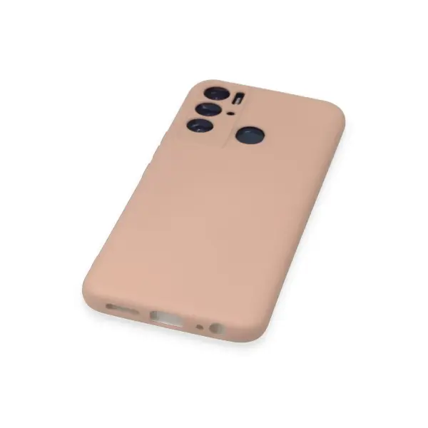 Tecno Pova Neo Kılıf Nano içi Kadife Silikon - Pudra