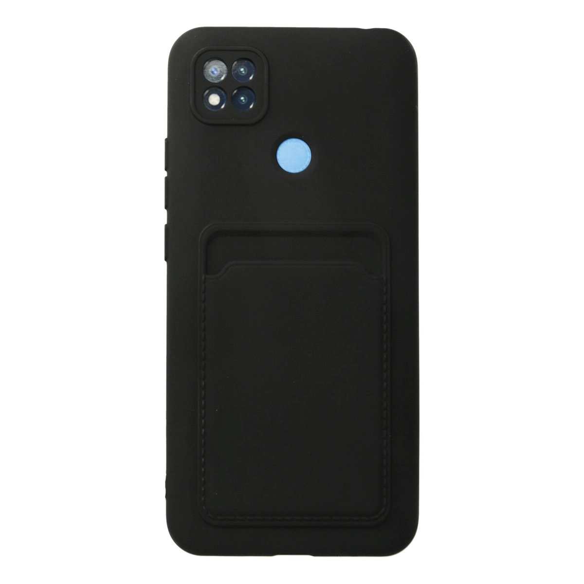 Xiaomi Redmi 9c Kılıf Kelvin Kartvizitli Silikon - Siyah