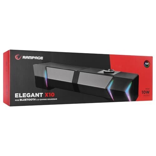 Elegant X10 2.0 Bluetooth'lu Rms 3W*2 RGB Işıklı Multimedya USB 5V 45dB Gaming Hoparlör