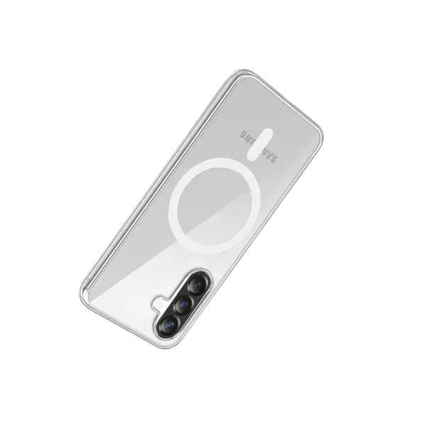 Samsung Galaxy A57 5G Combo Sert Şeffaf Magsafe Kapak - Şeffaf