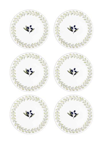 Olivos Yemek Tabağı 6'lı Set 20 cm OVS0012