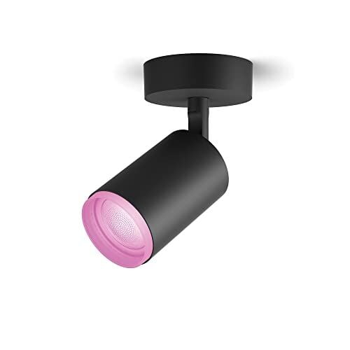 Hue Fugato Single Spot Lamba, Akıllı LED Ampul ile, Siyah, 1x5.7W 230V
