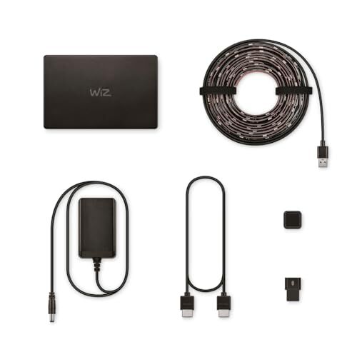 HDMI Sync Box TV Aydınlatmalı, HDMI 2.0,60Hz'de 4K Destekli, Rgbıc LED Şerit, 75 inç - 85 inç (75 inç) için, Uygulama ve Sesli Kontrol