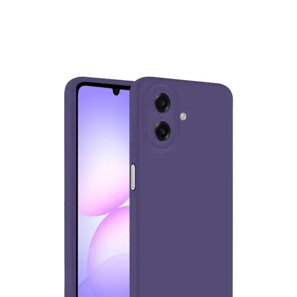 Samsung Galaxy A07 4G First Silikon - Mürdüm