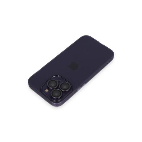 Apple İphone 14 Pro Max Kılıf Luko Lens Silikon - Siyah