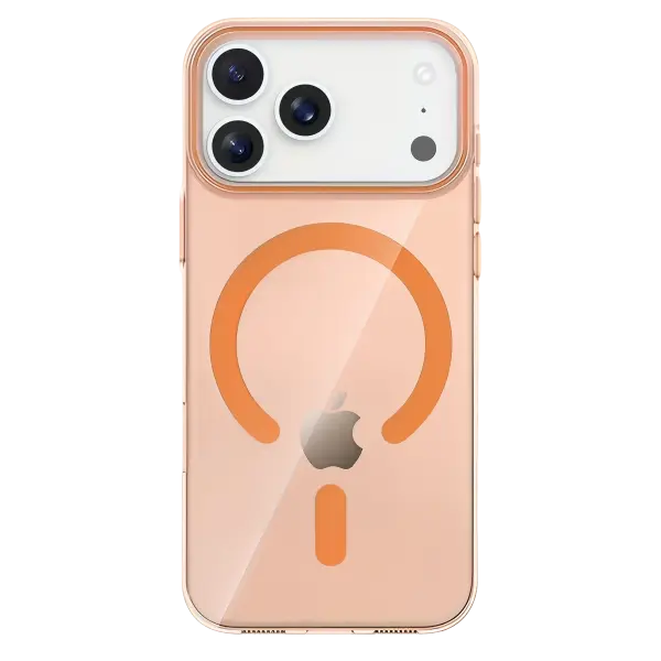 Joko Apple iPhone 17 Pro/18 Pro PC Blank Magsafe Kapak - Turuncu
