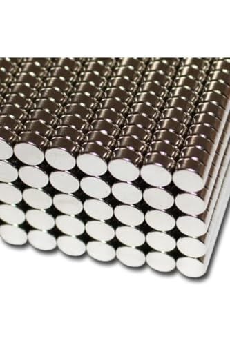 10 Adet 6 Mm X 3 Mm Yuvarlak Güçlü Neodyum Mıknatıs Magnet