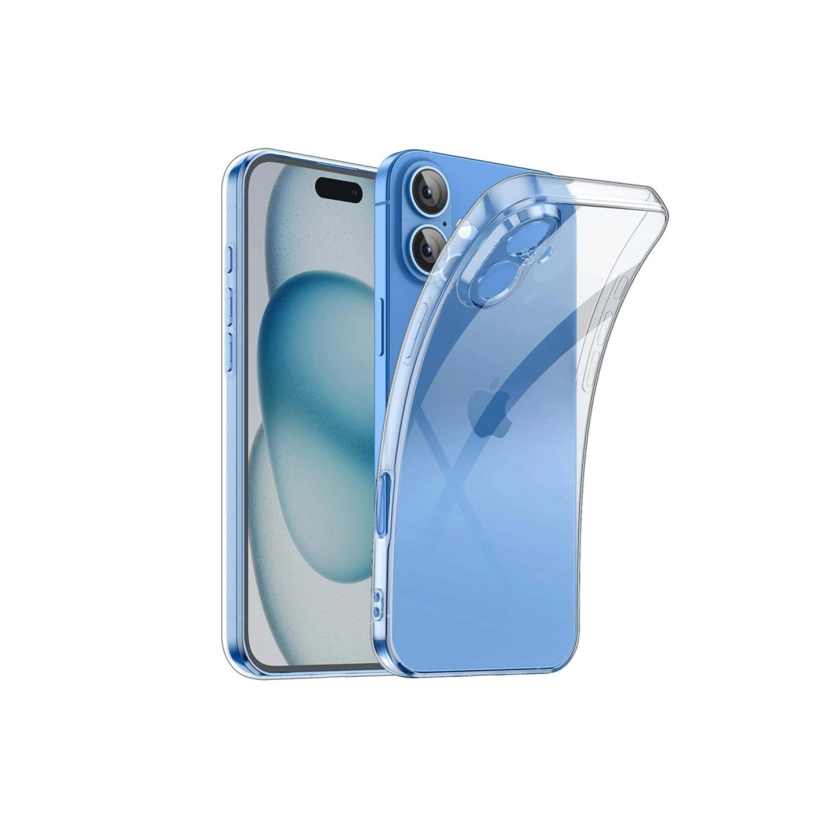 Apple İphone 16 Plus Kılıf Lüx Şeffaf Silikon