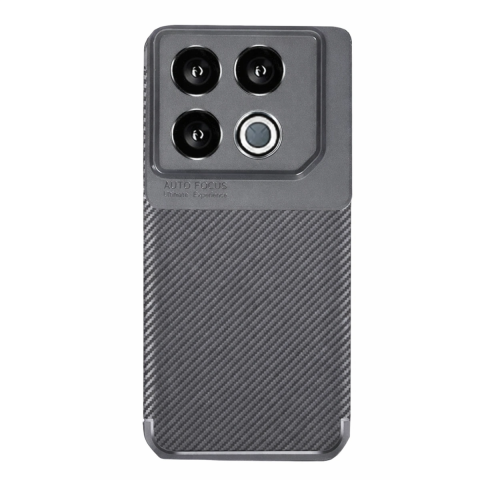İnfinix Gt 20 Pro Kılıf Auto Focus Karbon Kapak - Gri