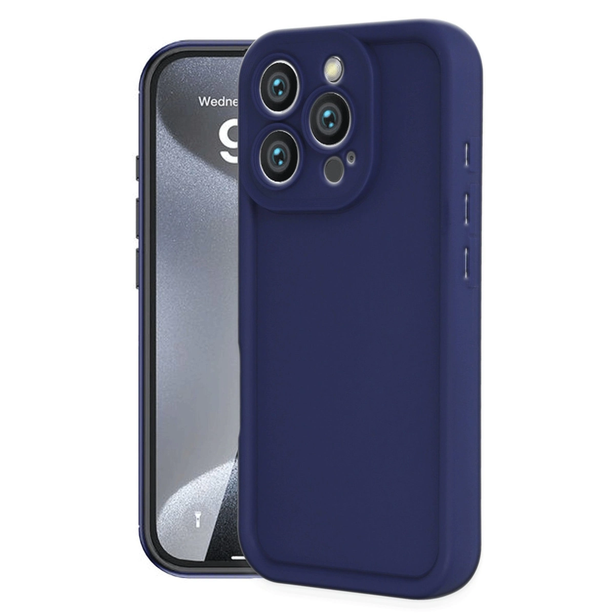 Apple İphone 16 Pro Max Kılıf Viera Silikon - Lacivert
