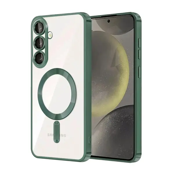 Samsung Galaxy A27 5G Kross Magneticsafe Kapak - Koyu Yeşil