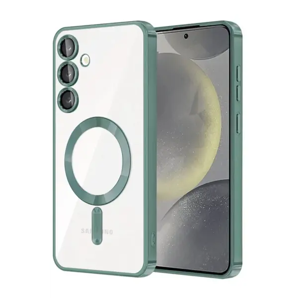 Samsung Galaxy A17 5G Kross Magneticsafe Kapak - Koyu Yeşil