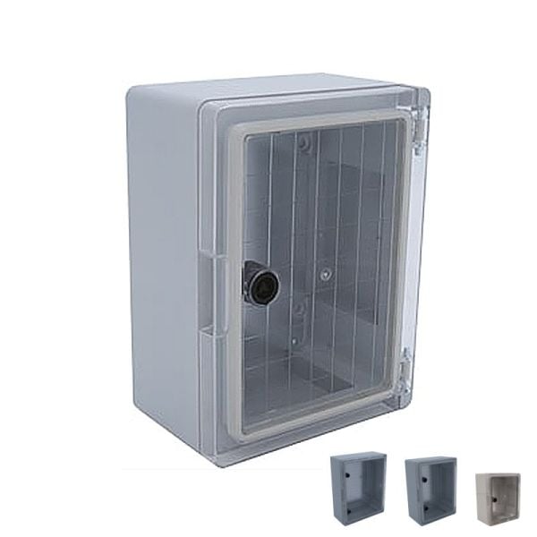 Çetinkaya ÇP 5031 Pano 30*35*16,5 Taban Saclı Plastik Şeffaf Kapaklı