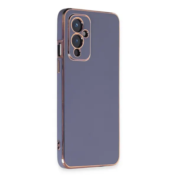 One Plus 9 Kılıf Volet Silikon - Mavi