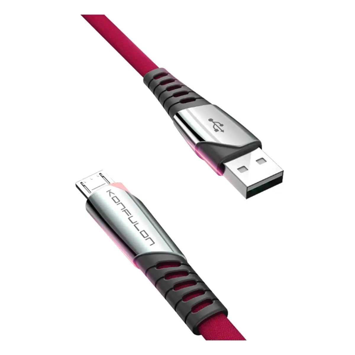 Konfulon DC16 Micro USB Kablo 1M 2.4A - Kırmızı