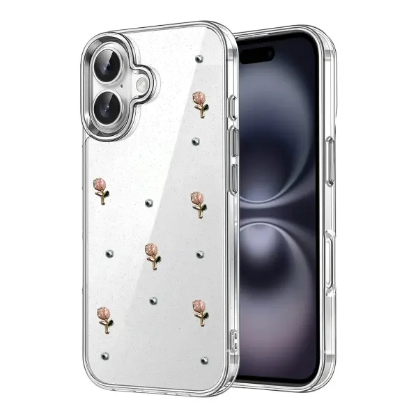Apple iPhone 17 Fiyonk Desenli Kapak - Desen 6