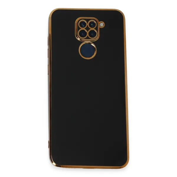Xiaomi Redmi Note 9 Kılıf Volet Silikon - Siyah