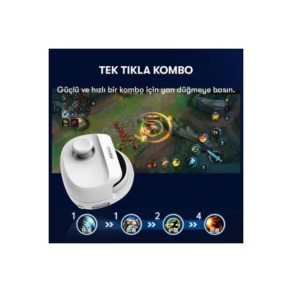 Memo MB01 Oyun Tuşu - Beyaz