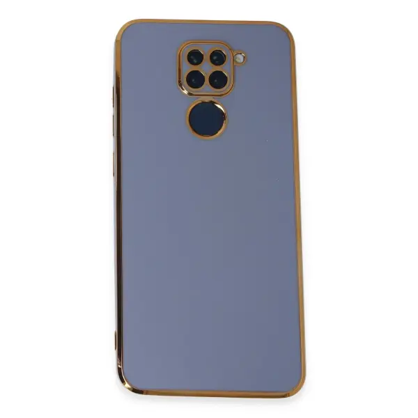 Xiaomi Redmi Note 9 Kılıf Volet Silikon - Mavi