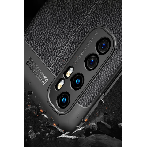 Xiaomi Mi Note 10 Lite Kılıf Auto Focus Kapak - Kırmızı