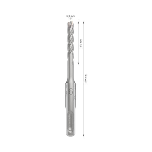 1x Pro Sds plus-5X Kırıcı Delici Delme Ucu, Donatılı Beton ve Beton, Ø 6,00 mm