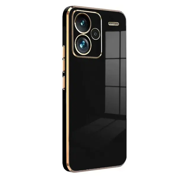 Xiaomi Redmi Note 13 Pro Plus Kılıf Volet Silikon - Siyah