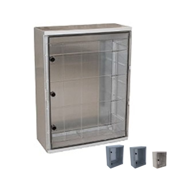 Çetinkaya ÇP 5019 Pano 60*80*26,5 Taban Saclı Plastik Şeffaf Kapaklı