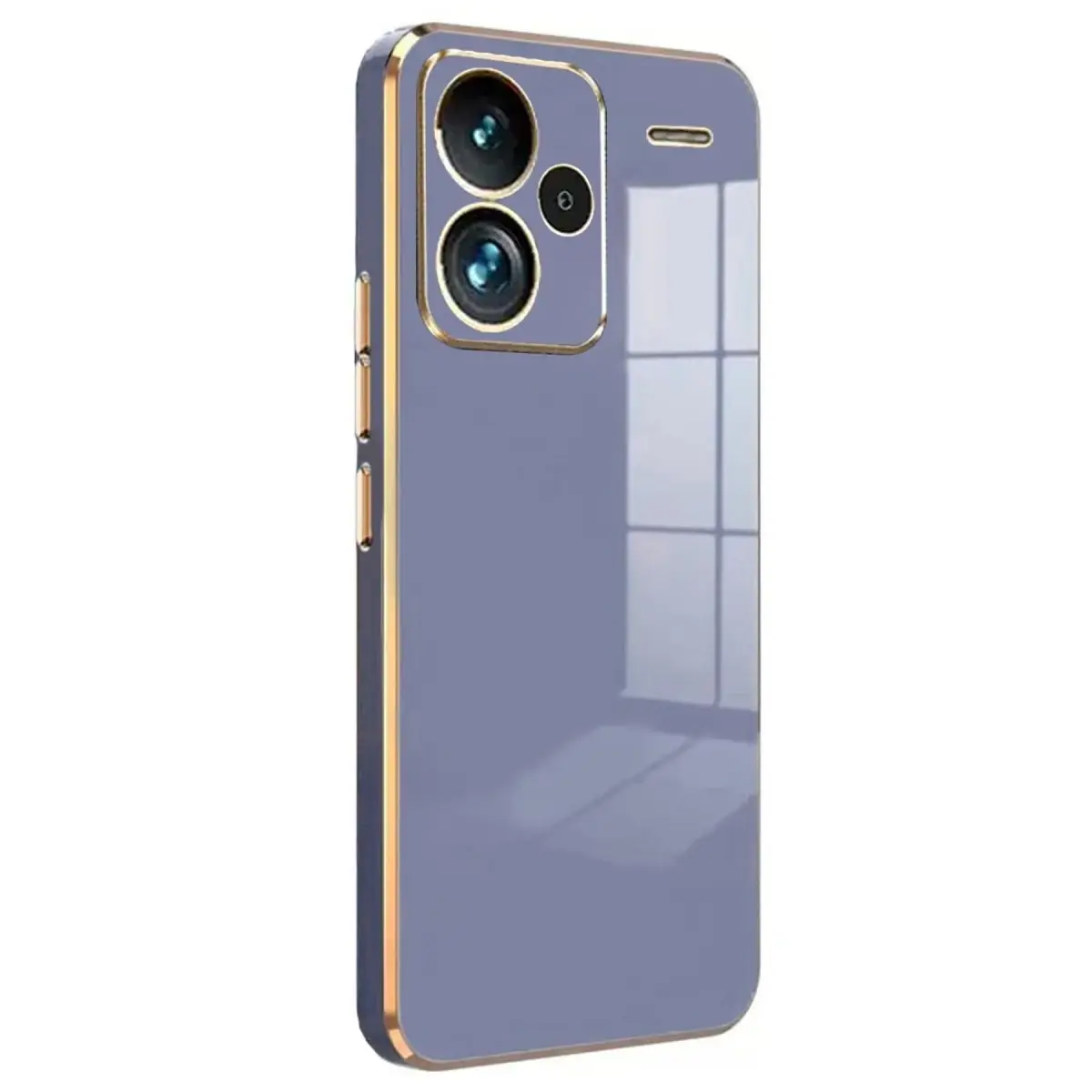 Xiaomi Redmi Note 13 Pro Plus Kılıf Volet Silikon - Mavi