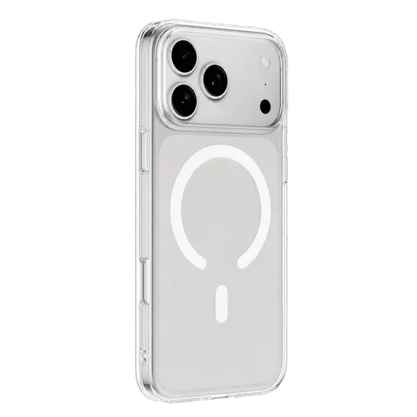 Apple iPhone 18 Pro Combo Sert Şeffaf Magsafe Kapak - Şeffaf