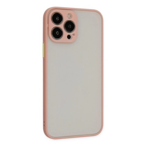 Apple İphone 13 Pro Kılıf Montreal Silikon Kapak - Pembe