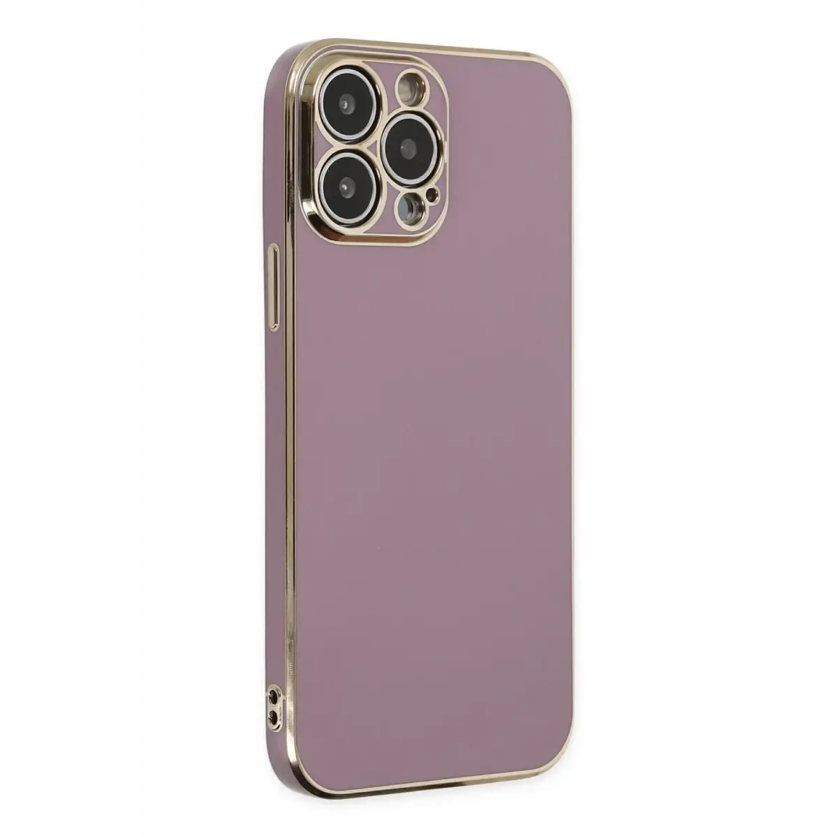 Apple iPhone 14 Pro Kılıf Volet Silikon - Mor