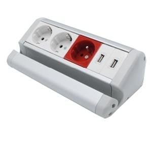 Çetinkaya P02 05 02 Priz Kasası Seti 5 Modül Siyah