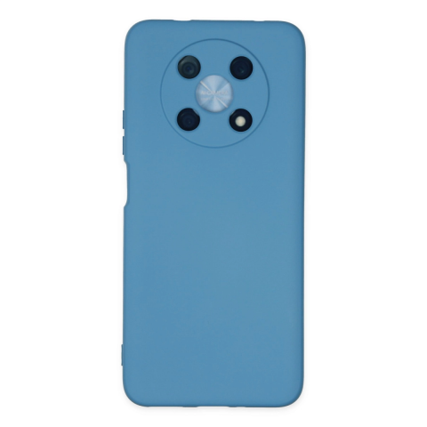 Huawei Nova Y90 Kılıf Nano İçi Kadife Silikon - Mavi