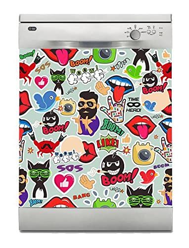 Boom Like Bulaşık Makinesi Sticker ve Beyaz Eşya Kaplama