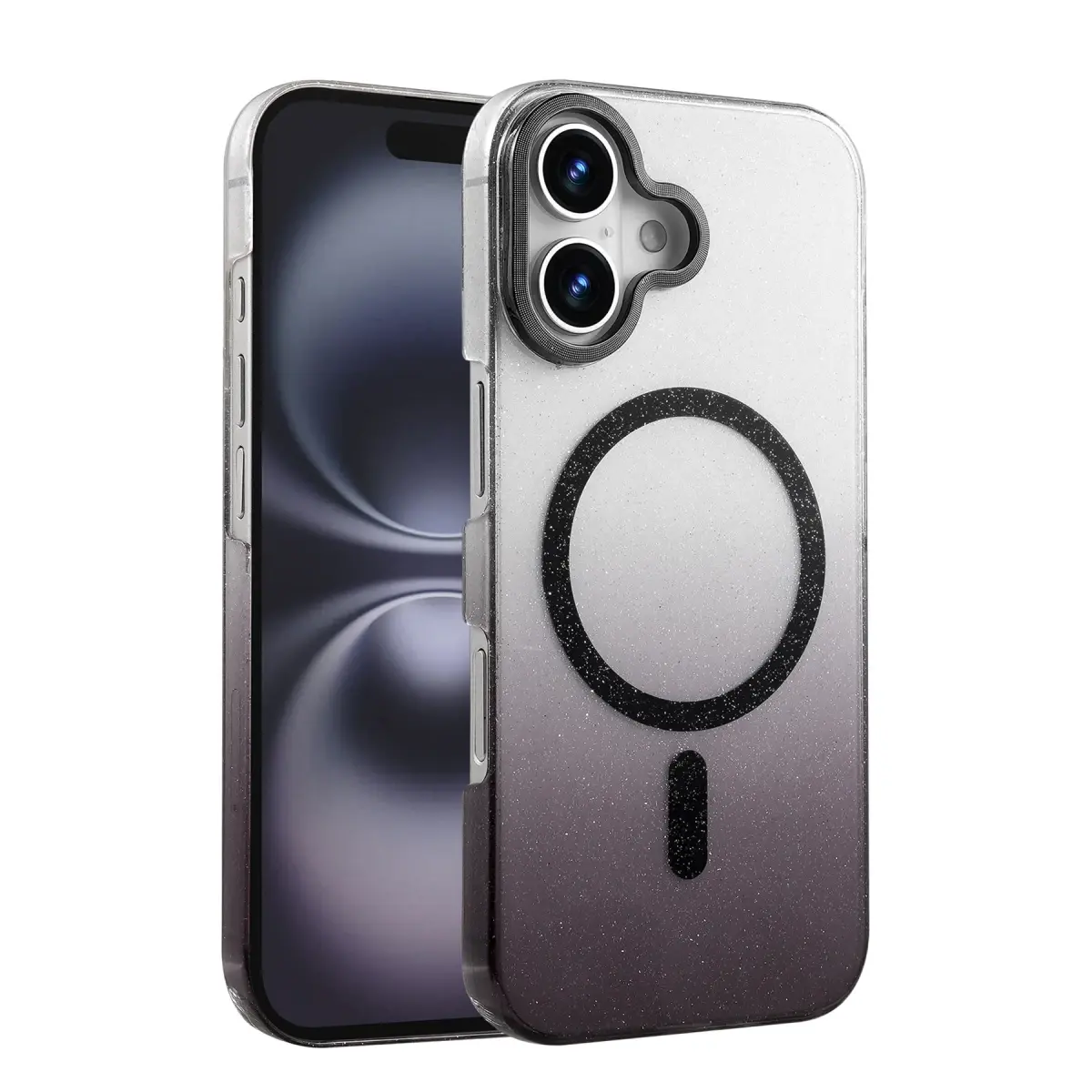 Apple iPhone 16 Plus Glossy Magsafe Kapak - Siyah