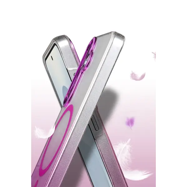 Samsung Galaxy S23 FE Glossy Magsafe Kapak - Mavi
