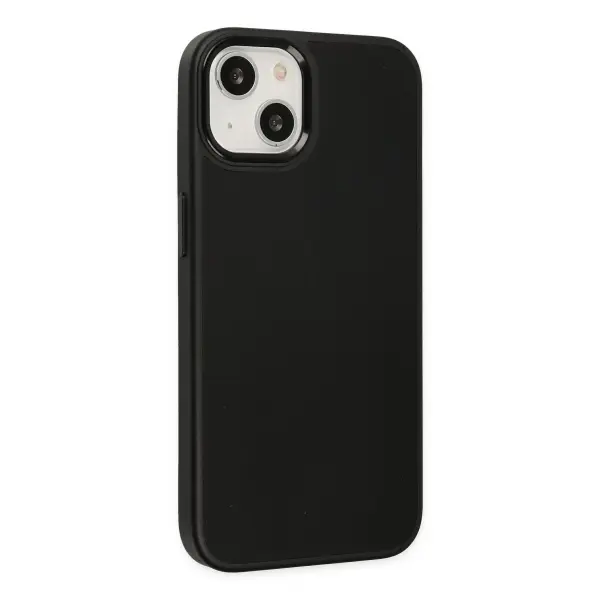 Apple iPhone 14 Plus Kılıf Asya Deri Silikon - Siyah