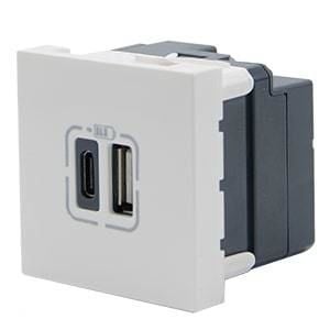 Çetinkaya P08 01 03 5V 1100Ma Usb Çıkışlı Priz A Tipi Beyaz