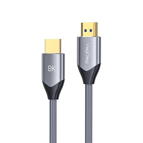 8K 60Hz 4K 120Hz 48 Gbps Hdr Arc Hdcp örgülü HDMI 2.1 kablo 1.5 Metre
