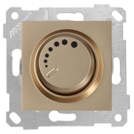Mutlusan Rita Mek Tuş Rl Işıklı Dimmer 600W A.Altın 2200 440 0280