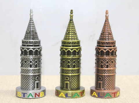 Metal Galata Kulesi Alk4317