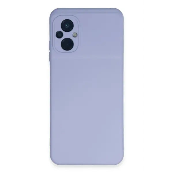 Xiaomi Poco M5 Kılıf Nano içi Kadife Silikon - Lila