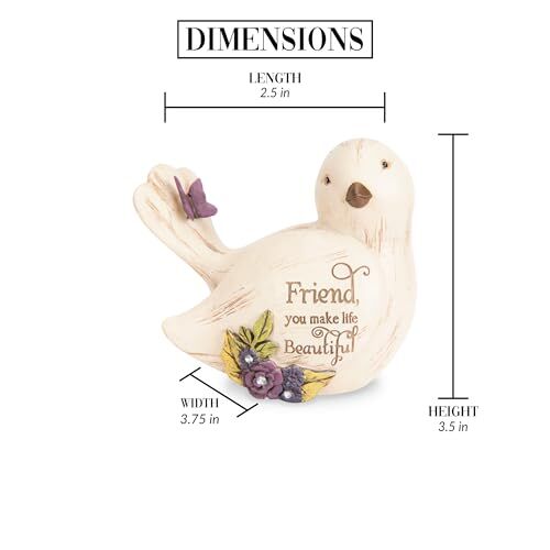 Kuş Figürü, Bej